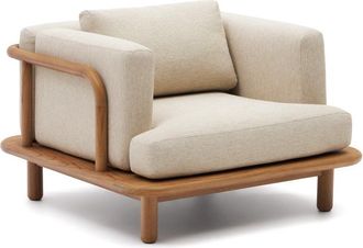 K Home Premium In-/Outdoor Loungesessel Turqueto, aus massivem Teakholz