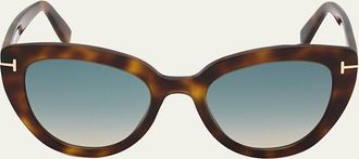 Tom Ford Izzi Acetate Cat-Eye Sunglasses
