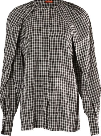 Altuzarra Checked Blouse in Multicolor Viscose
