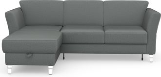 Sit&more Ecksofa »Visby L-Form« wahlweise mit Bettfunktion und Bettkasten, frei im Raum stellbar