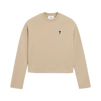 Ami Mujer, Sudaderas, Beige, Talla: S