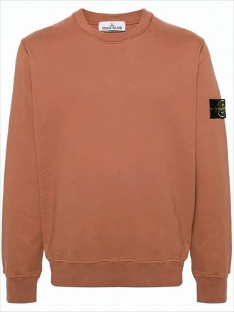 Stone Island Long-Sleeve Sweatshirt With Compass Logo Patch