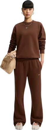 Nike Studio Fleece Broeken - Dames - Sport - Bruin - Maat: XS Fleece