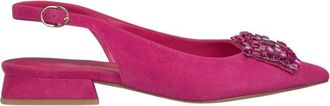 Alma En Pena Platte Schoen Broche - Dames - Ballerinas - Roze - 36 EU - Leer - Schoenen