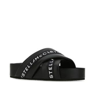 Stella McCartney Womens Black Polyethylene Slippers
