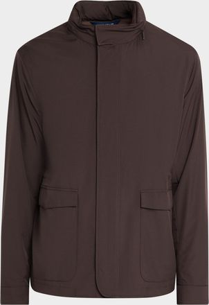 Peter Millar Mens Discovery Lightweight Twill Field Jacket