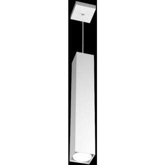 Top-Light Lampadario moderno top light plate 1129 s50 gx53 led metallo sospensione, finitura metallo bianco