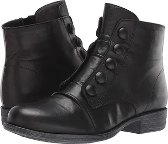 Miz Mooz Louise Womens Boots Black : 7.5 B - Medium, Leather