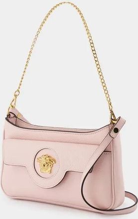 Versace Hobo Bags - Mini Vitello Shoulder Bag - Leather - Pink - Gr. unisize - in Rosa - für Damen