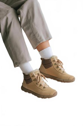 Sorel Womens Explorer Next Hiker Wp Boots In Canoe, Wet Sand