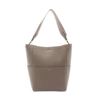 Celine Pre-owned Shoulder Bags, female, Beige, Size: ONE SIZE Pre-owned Sangle Bucket Leather Shoulder Bag