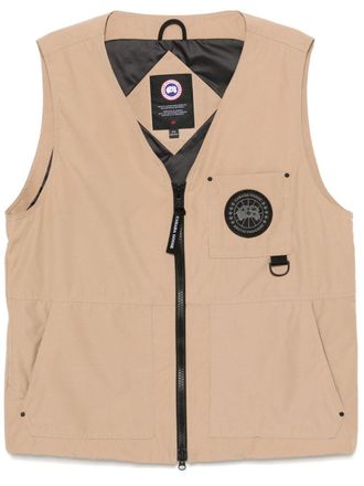 Canada Goose Canmore vest - men - Duck Feathers/Cotton/Duck Down/Polyester/Polyester - S - Neutrals