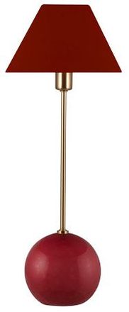 Globen Lighting Design Tischlampe Iris 20 - Burgundrot
