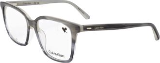 Calvin Klein Womens 99mm Striped Grey Opticals