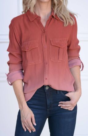 Dear John Denim Adrianne Blouse In Autumn Blaze