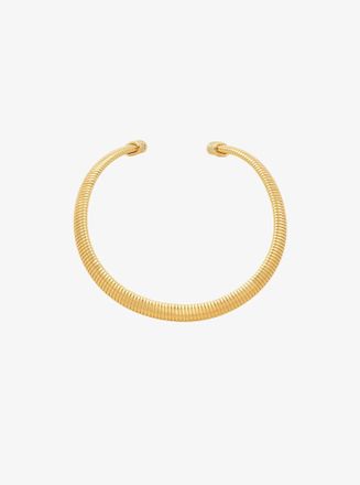 Michael Kors Precious Metal-Plated Brass Pav&eacute; Collar Necklace