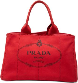 Prada Pre-owned Prada Canvas Canapa Logo Satchel Ladies 5MJ7R8XNS9VD6836