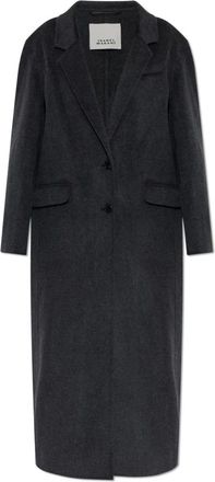 Isabel Marant Clesa Woljas - Dames - Mantels - Grijs - Maat: S Wol