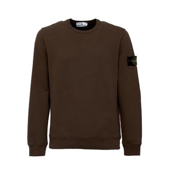 Stone Island Brushed Organic Cotton Heavyweight Crewneck Sweatshirt