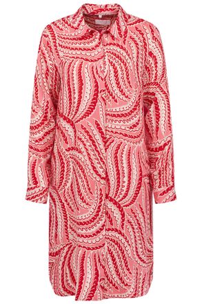 Bugatti Blusenkleid BUGATTI, Damen, Gr. 38, Normalgr&ouml;ssen, rosa (rose), 100% Viskose, normal, Kleider Blusenkleid, mit grafischen Prints