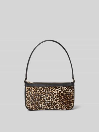 Anine Bing Handtasche mit Label-Print in Mittelbraun, Gr&ouml;&szlig;e 1