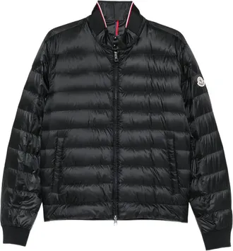Moncler Micro Rip-stop Biker Jacket