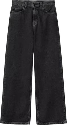 Carhartt Work in Progress W Jane Pant - Dames - Loose Fit Jeans - Zwart - W29 - Katoen - Jeans
