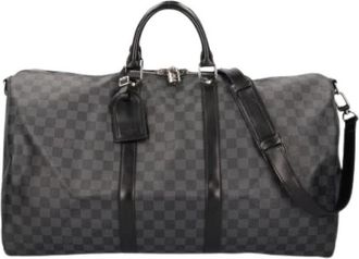 Louis Vuitton Pre-owned Boston bag - Heren - Vintage Weekendtas - Grijs - ONE Size - Vintage