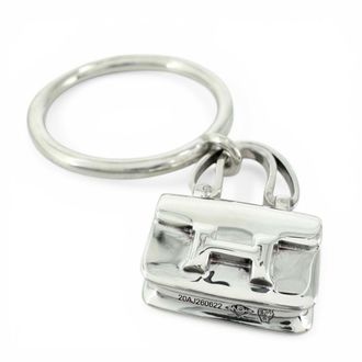 Herm&egrave;s Silver Silver 925 Band Ring (Pre-Owned)
