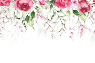 OEM Carta Da Parati Fotografica Per Bambini Con Fiori E Rose Da Appendere Dwk381 300x200