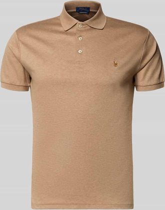 Polo Ralph Lauren Regular Fit Poloshirt aus reiner Baumwolle in Beige, Gr&ouml;&szlig;e XXL