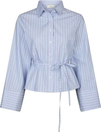 Neo Noir Dames, Blouses & Shirts, Blauw, Maat: XL Katoen