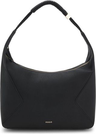 HUGO BOSS Hobo bag with gold-tone logo hardware