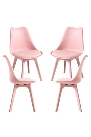 Regalos Miguel Regalos Miguel - Packs Sillas Comedor - Pack 4 Sillas Synk Suprym - Rosa