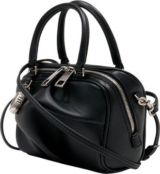Marc Jacobs Womens Top Handle Bag Black Lambskin