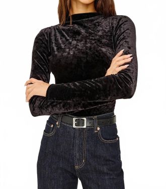 Rails Joelle Long Sleeve Top In Black