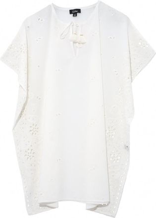 Echo Bandana Embroidered Caftan in Cream at Nordstrom