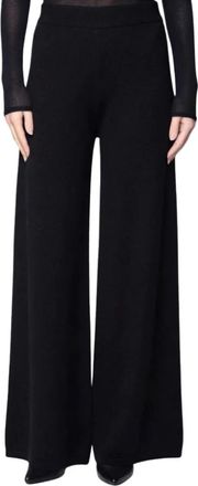 Kaos Pantaloni ampi in maglia - - Trousers - Donna - Nero - L