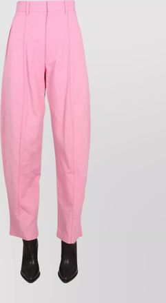 Isabel Marant pleated trousers with belt loops and pockets