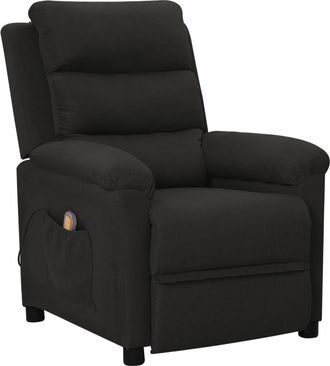 vidaXL Vidaxl - Sill&oacute;n De Masaje De Tela Negro