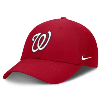 Nike Washington Nationals Club Nike Mens Dri-FIT MLB Adjustable Hat in Red | NB026DLWTL-T0X