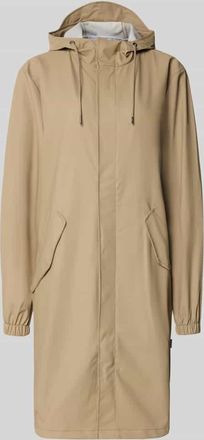 Rains Regular Fit Parker mit Kapuze Modell Fishtail in Beige, Gr&ouml;&szlig;e XL