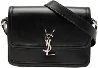 Saint Laurent Pre-owned Cross Body Bags, female, Black, Size: ONE SIZE Pre-owned The Solferino Cross Body Bag