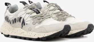 Flower Mountain Yamano 3 suede e nylon off white / black