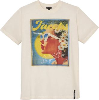 Marc Jacobs Sun Poster Big Tee - Dames - T-shirts - Wit - XS - Katoen - Tops
