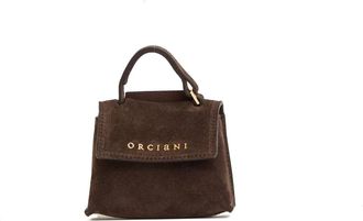 Orciani Mini Sveva Wallet - Dames - Handtassen - Bruin - ONE Size - Su&egrave;de - Tassen