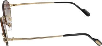 Cartier Unisex Sunglasses Ct0551s 006 Gold Violet 55-18-140 Metal