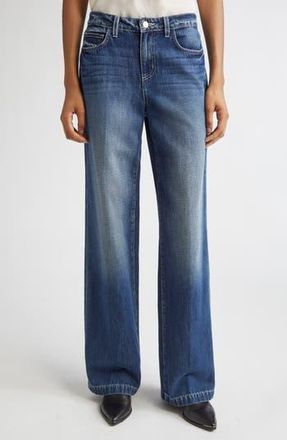 L'agence Clayton High Waist Wide Leg Jeans in Orella at Nordstrom Rack, Size 25