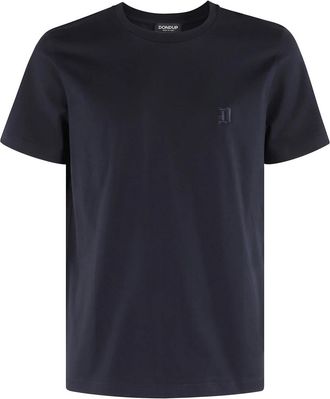 Dondup T-shirt girocollo regular fit - - Tops - Uomo - Blu - S