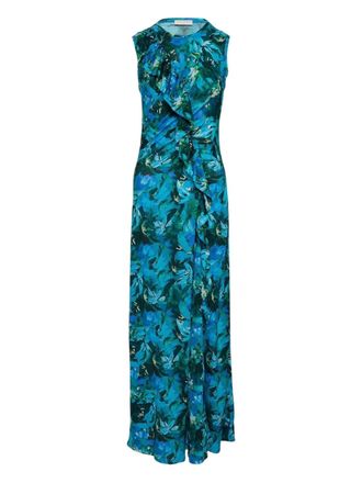 Ulla Johnson floral-pattern maxi dress - Blue
